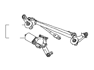 Infiniti 28800-JK60A WIPER Assembly Windshield