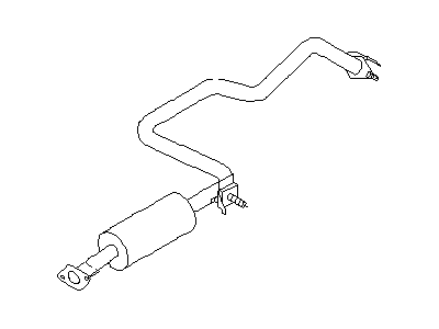 Infiniti 20300-0L700 Exhaust Sub Muffler Assembly