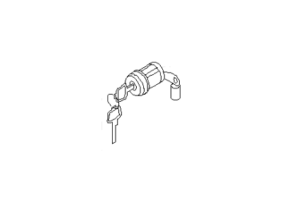 Infiniti 80601-60U25 Cylinder Set-Door Lock,LH