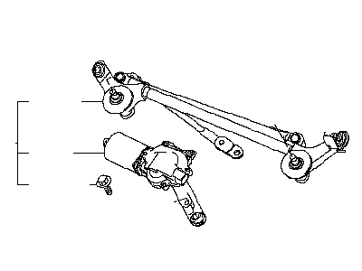 Infiniti EX37 Wiper Pivot - 28800-1BA0A