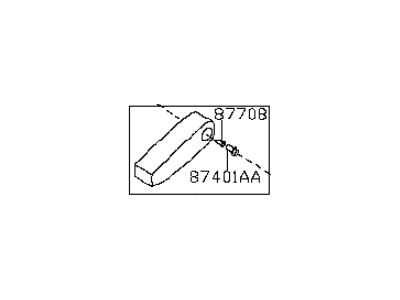 Infiniti QX56 Armrest - 87700-ZQ10C