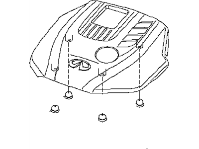 Infiniti Q50 Engine Cover - 14041-5CA0A