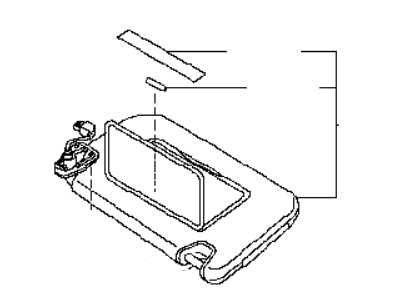 Infiniti QX50 Sun Visor - 96400-1UW8A