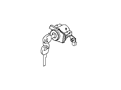 Infiniti H0601-1LA0A Cylinder Set - Door Lock, LH