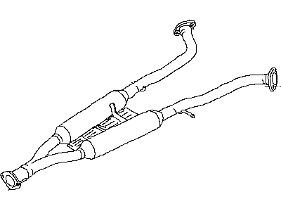 2015 Infiniti Q70L Exhaust Pipe - 20300-1MM0A