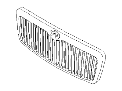 MWMotoring Chrome Grille Trim – 2002-2006 Infiniti Q45 – Self-Adhesive, 5-Year Warranty
