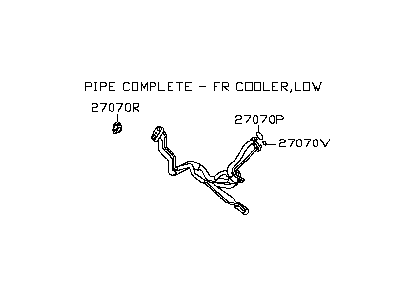 2016 Infiniti QX60 A/C Hose - 92450-3JV0A