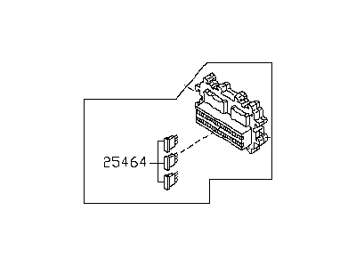 2005 Infiniti QX56 Fuse Box - 24350-ZH00A