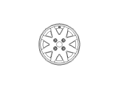 Infiniti 40300-7J225 Aluminum Wheel