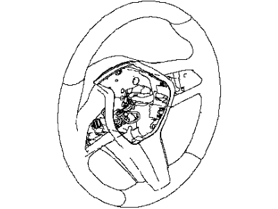 Infiniti 48430-5CB2A Steering Wheel Assembly Without Pad