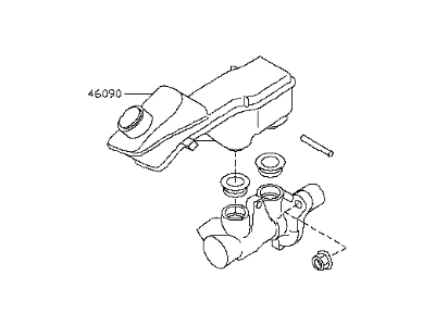 Infiniti Brake Master Cylinder - D6010-5NA0A