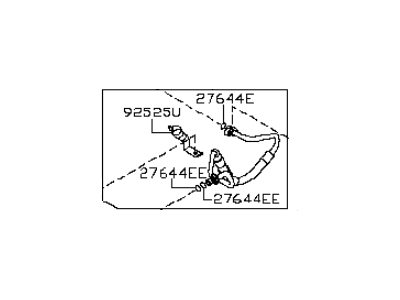 Infiniti QX50 A/C Hose - 92490-3WK0B