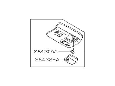 Infiniti 26430-40U01 Lamp Assembly-Map