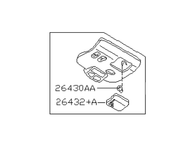 Infiniti 26430-2L913 Lamp Assembly-Map