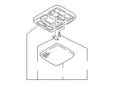 1993 Infiniti J30 Dome Light - 26410-10Y15