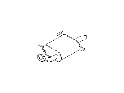 Infiniti G20 Muffler - 20100-7J400