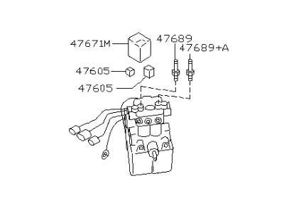 Infiniti M30 ABS Control Module - 47600-F6600