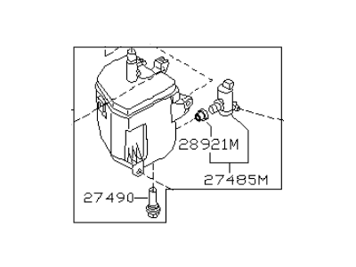 Infiniti 28910-7J110 Windshield Washer Tank Assembly