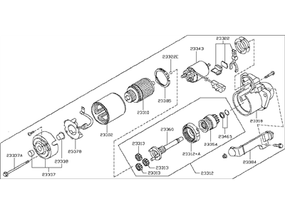 Infiniti FX37 Starter Motor - 23300-JK20C