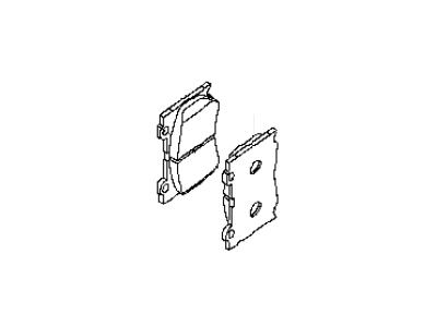 Infiniti Brake Pad Set - D1060-4GA0A