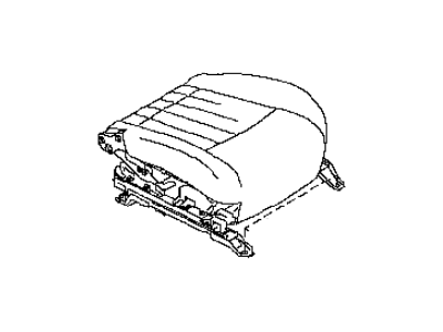 Infiniti 87300-1UX0D Cushion & Adjuster Assy-Front,RH