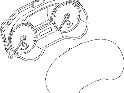 Infiniti 24810-3JV0B Instrument Combination Meter Assembly