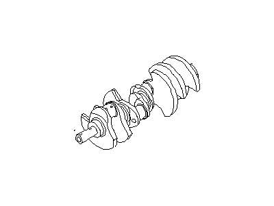 1998 Infiniti Q45 Crankshaft - 12200-6P001