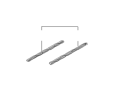 Infiniti B8891-55587 Wiper Blade Refill