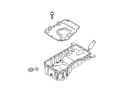 Infiniti Q45 Oil Pan - 11110-6P010