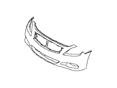 Infiniti 62022-1NH0H Front Bumper Cover