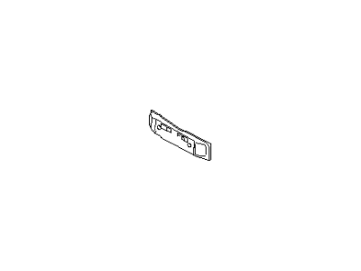 Infiniti 96212-67U07 Bracket Licence Plate