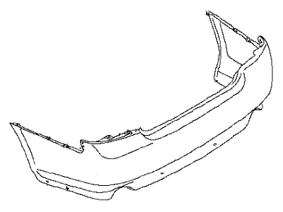 Infiniti 85022-3W725 Rear Bumper Fascia Kit