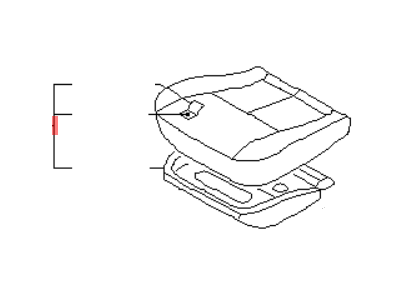 Infiniti 87350-AC814 Cushion-Seat R