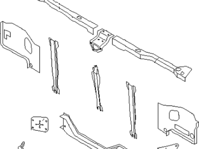 1992 Infiniti Q45 Radiator Support - 62500-60U10