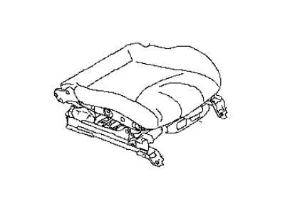 Infiniti 87300-JU61A Cushion & Adjuster Assy-Front,RH