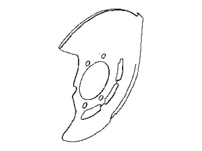 Infiniti QX80 Brake Dust Shields - 41151-1LA0A