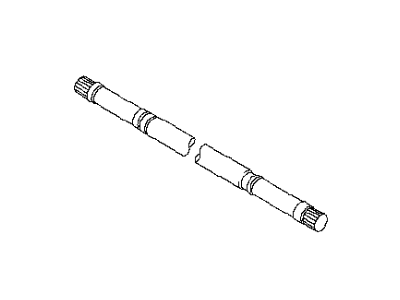 Infiniti 39704-1CA0A Shaft-Rear Drive,RH