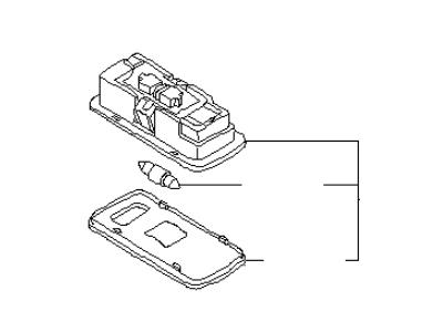 Infiniti 26465-AL500 Lamp Assy-Personal