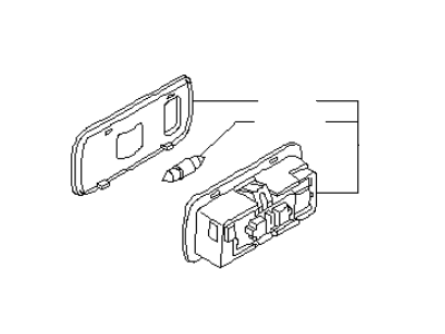 Infiniti 26465-CG000 Lamp Assy-Personal