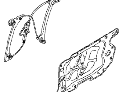 2015 Infiniti Q60 Window Regulator - 80720-JJ50A