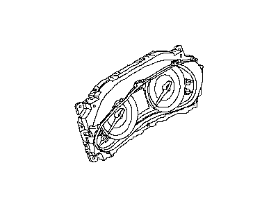 Infiniti 24820-6GW1B Instrument Cluster Speedometer Assembly