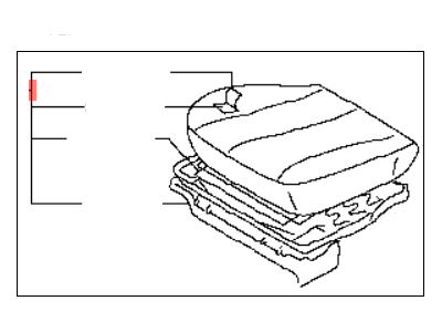 Infiniti 87350-AR660 Cushion Assy-Front Seat