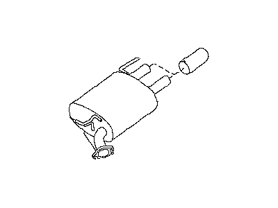 2009 Infiniti M45 Muffler - 20100-EH000