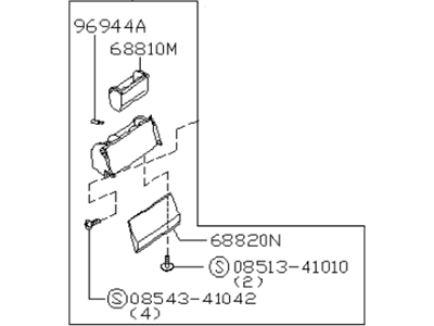 Infiniti 68800-3H202 Ashtray