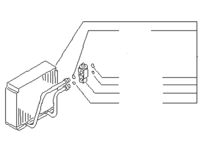 1998 Infiniti QX4 Evaporator - 27280-0W002