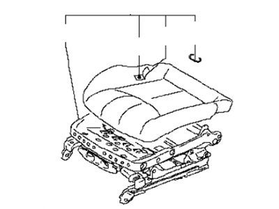 Infiniti 87350-1NH5A Cushion Assembly - Front Seat