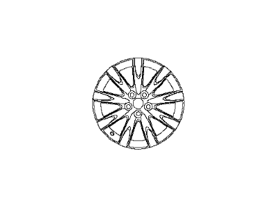 2012 Infiniti G37 Spare Wheel - D0300-JL125