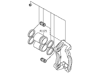 Infiniti QX60 Brake Caliper Repair Kit - D1120-3JA0A