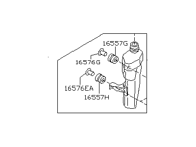 Infiniti 16585-AR010 RESONATOR Assembly