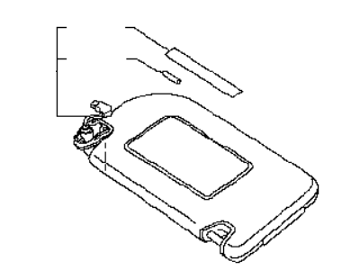 Infiniti FX50 Sun Visor - 96400-1CA0C